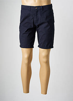 Bermuda coupe droite bleu fonce CAMBRIDGE homme