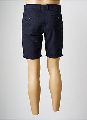 Bermuda coupe droite bleu fonce CAMBRIDGE homme