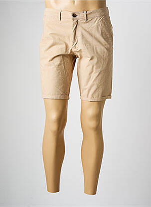 Bermuda coupe droite beige CAMBRIDGE homme
