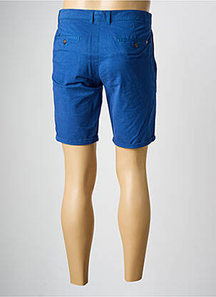 Bermuda coupe droite bleu CAMBRIDGE homme
