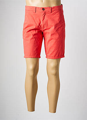 Bermuda coupe droite orange CAMBRIDGE homme