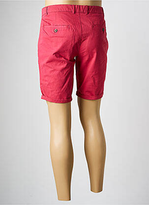 Bermuda coupe droite rouge CAMBRIDGE homme