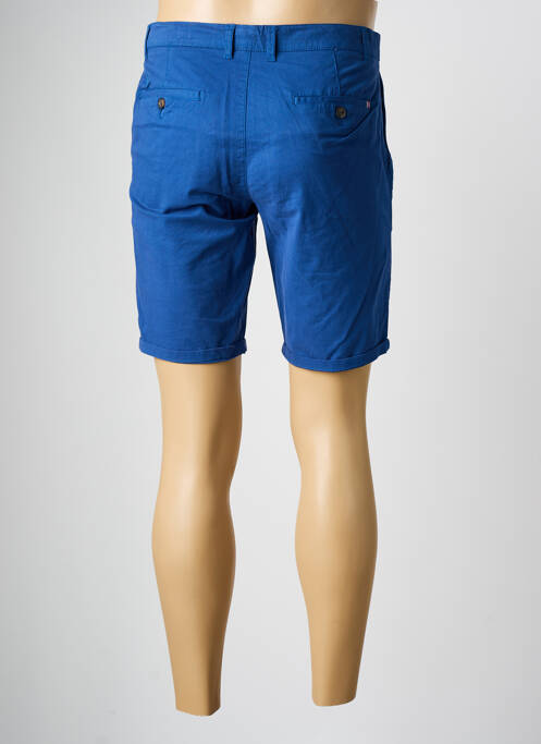 Bermuda coupe droite bleu CAMBRIDGE homme