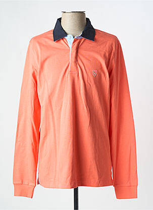 Polo manches longues manches longues orange CAMBRIDGE homme