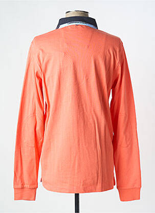 Polo manches longues manches longues orange CAMBRIDGE homme