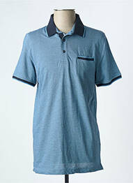 Polo stretch manches courtes bleu CAMBRIDGE homme