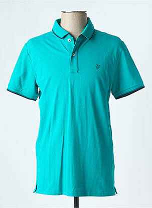 Polo stretch manches courtes vert CAMBRIDGE homme