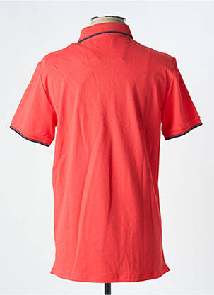 Polo stretch manches courtes rouge clair CAMBRIDGE homme