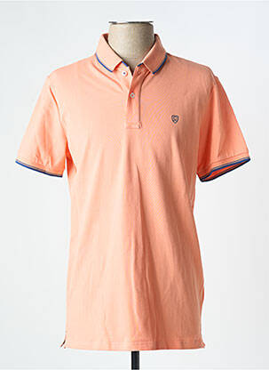 Polo stretch manches courtes orange CAMBRIDGE homme