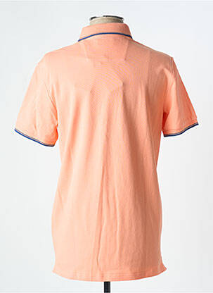 Polo stretch manches courtes orange CAMBRIDGE homme