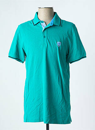 Polo stretch manches courtes vert CAMBRIDGE homme