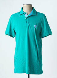 Polo stretch manches courtes vert CAMBRIDGE homme