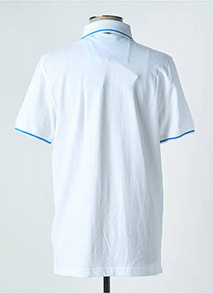 Polo stretch manches courtes blanc CAMBRIDGE homme