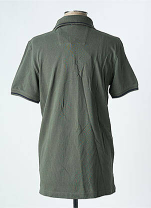 Polo stretch manches courtes vert fonce CAMBRIDGE homme