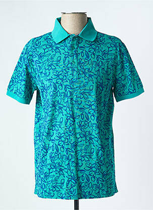 Polo stretch manches courtes vert CAMBRIDGE homme