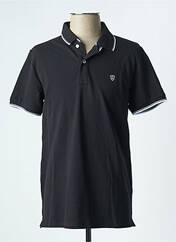 Polo noir CAMBRIDGE pour homme seconde vue