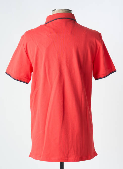 Polo stretch manches courtes rouge clair CAMBRIDGE homme