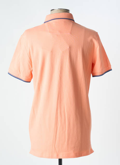 Polo stretch manches courtes orange CAMBRIDGE homme