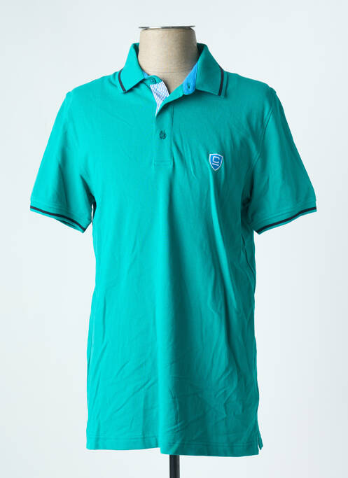 Polo stretch manches courtes vert CAMBRIDGE homme