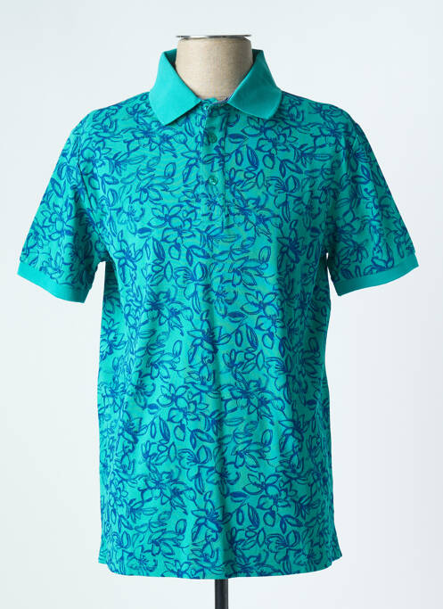 Polo stretch manches courtes vert CAMBRIDGE homme