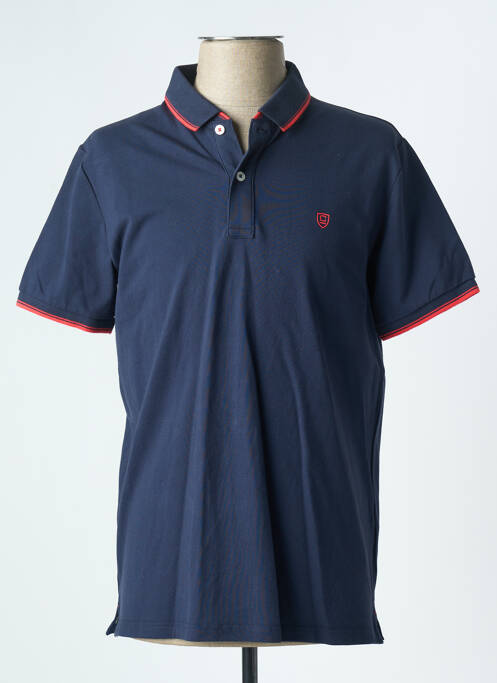 Polo bleu CAMBRIDGE pour homme