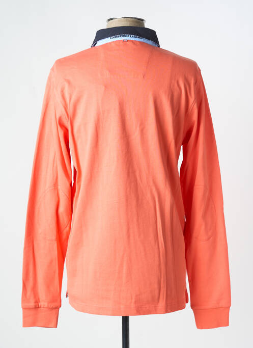 Polo orange CAMBRIDGE pour homme