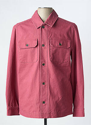 Veste casual fermeture boutonnée sur le devant rose CAMBRIDGE homme