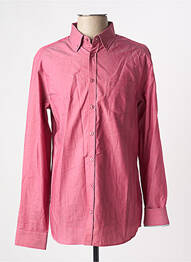 Chemise manches longues coupe cintrée rose CAMBRIDGE homme