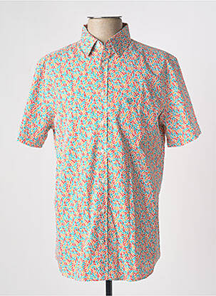 Chemise manches courtes poches orange CAMBRIDGE homme