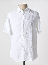 Chemise manches courtes coupe cintrée blanc CAMBRIDGE homme