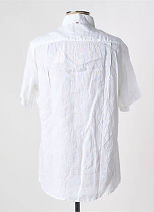 Chemise manches courtes coupe cintrée blanc CAMBRIDGE homme