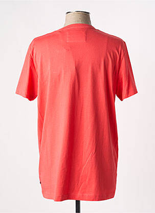 T-shirt coupe cintrée manches courtes orange CAMBRIDGE homme