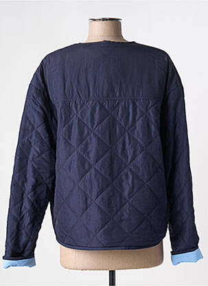 Doudoune manches longues sans capuche bleu JULIE GUERLANDE femme