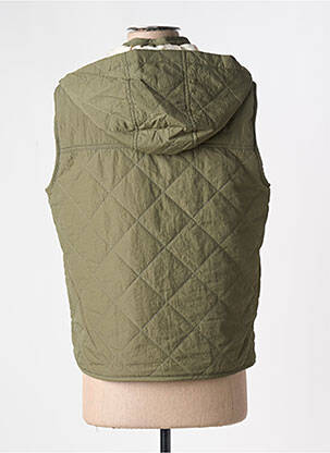 Doudoune poches a capuche vert JULIE GUERLANDE femme