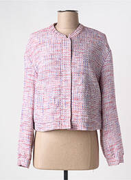Veste chic col v rouge JULIE GUERLANDE femme