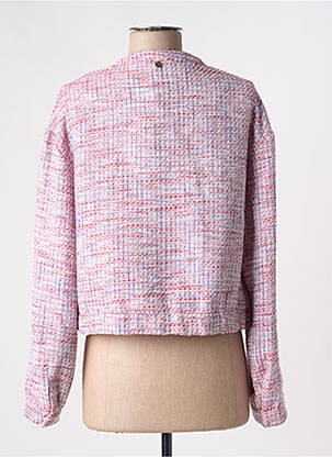 Veste chic poches rouge JULIE GUERLANDE femme