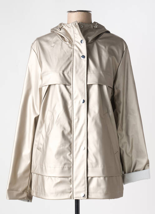 Imperméable manches longues a capuche or JULIE GUERLANDE femme