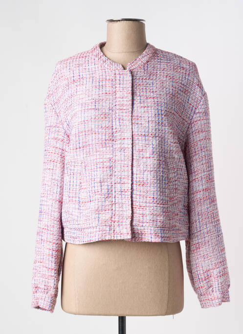Veste chic col v rouge JULIE GUERLANDE femme
