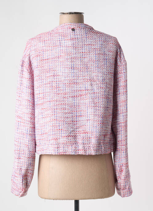 Veste chic col v rouge JULIE GUERLANDE femme