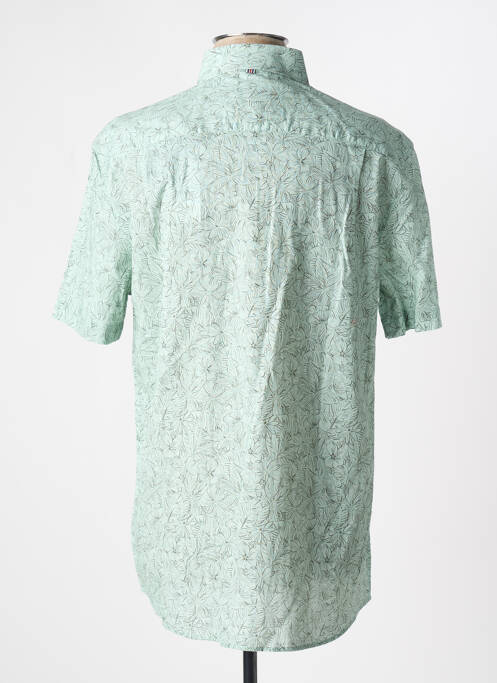 Chemise manches courtes vert CAMBRIDGE pour homme