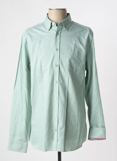 Chemise manches longues vert CAMBRIDGE pour homme