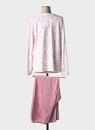 Pyjama coupe droite rose EGATEX femme