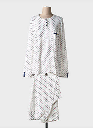 Pyjama blanc EGATEX pour femme