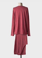 Pyjama rouge EGATEX pour femme seconde vue