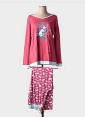 Pyjama rouge MASSANA pour femme seconde vue