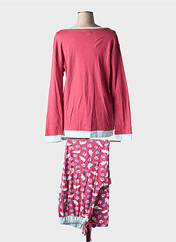 Pyjama rouge MASSANA pour femme seconde vue