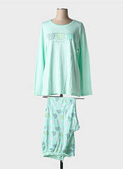 Pyjama vert MASSANA pour femme seconde vue