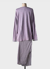 Pyjama violet EGATEX pour femme seconde vue