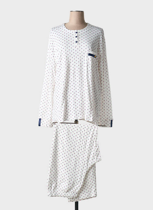Pyjama blanc EGATEX pour femme