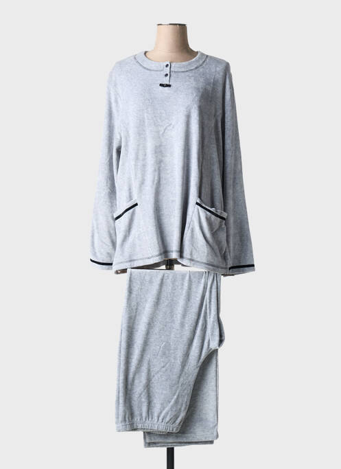 Pyjama gris EGATEX pour femme